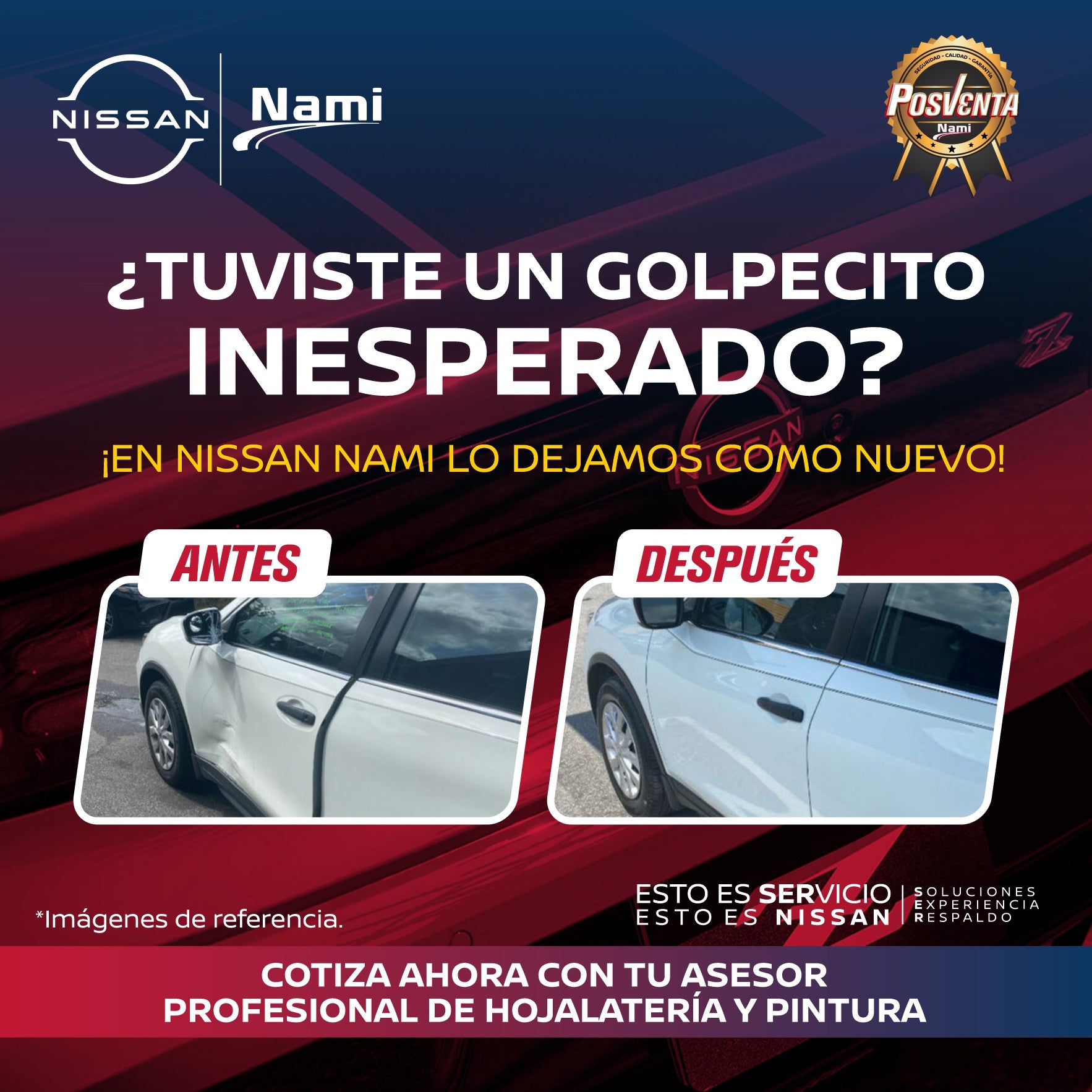 ¿TUVISTE UN GOLPECITO INESPERADO?